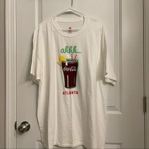 Atlanta Coca-Cola T-shirt Hanes ComfortSot Heavyweight XL